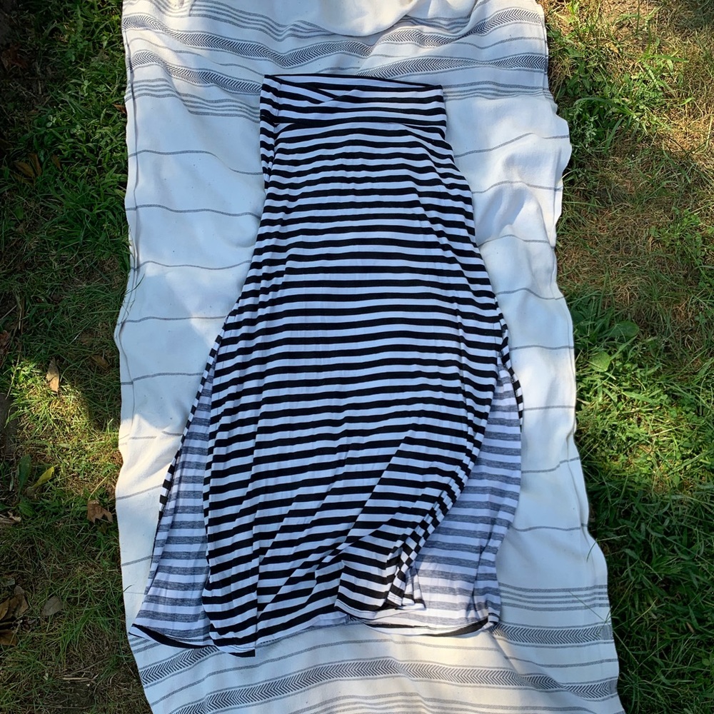 Striped Maxi Skirt